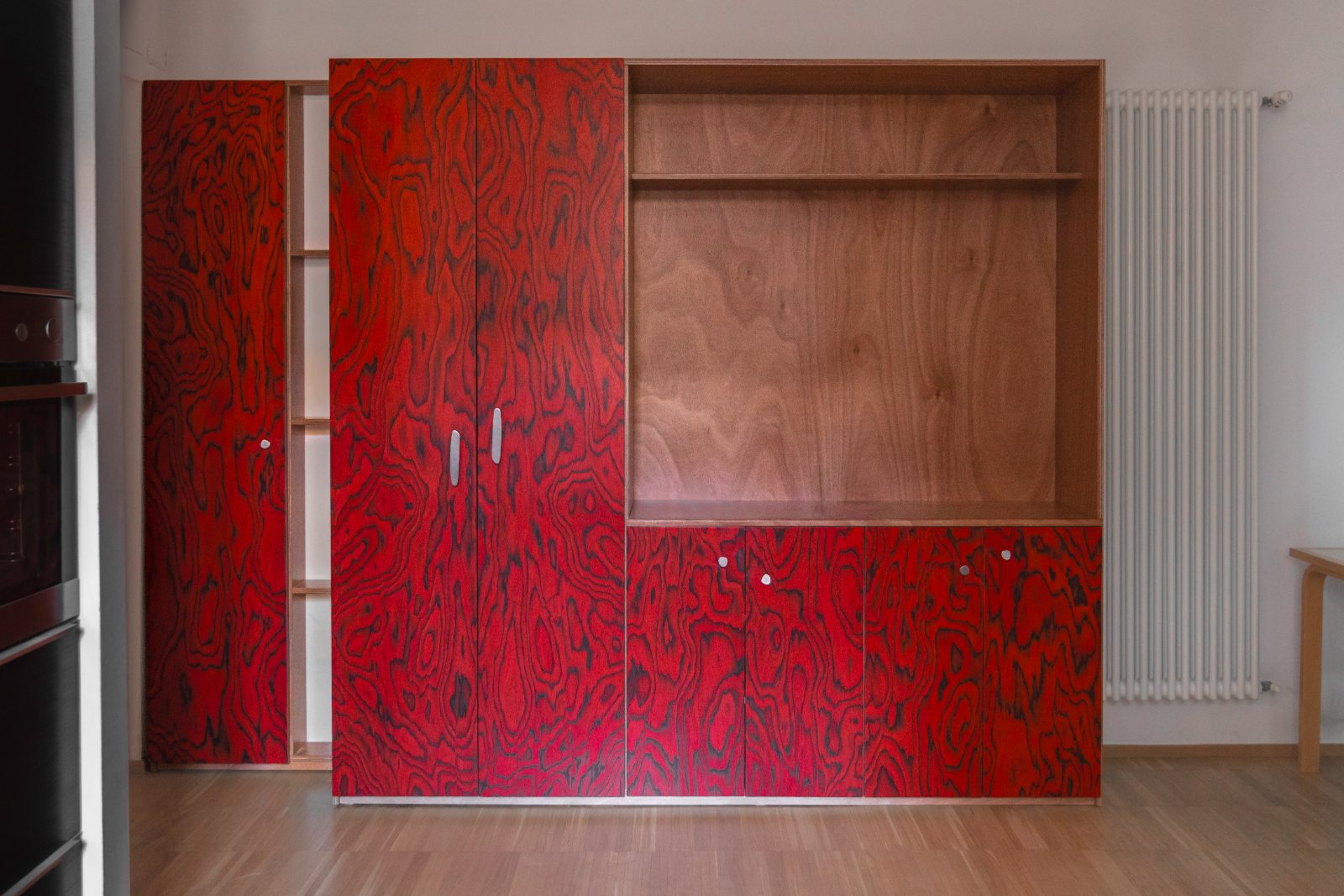 Boiserie in rovere, vista d'insieme